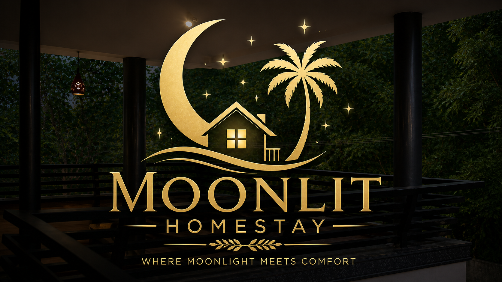 Misty tea estates surrounding Moonlit Homestay in Munnar, Kerala