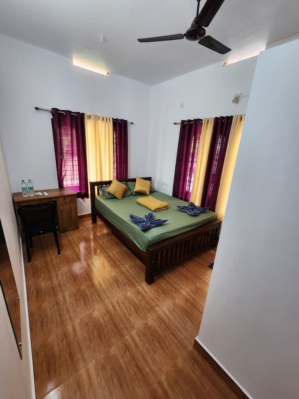 Cozy budget room at Moonlit Homestay Munnar Kerala